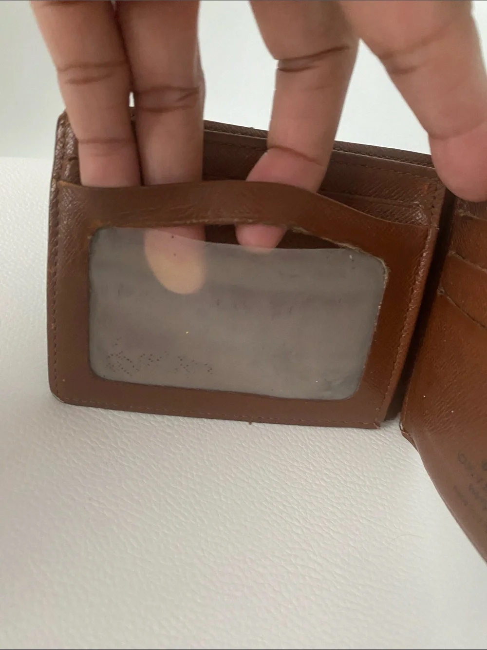 Men’s Or Women’s Louis Vuitton Brown & Gold Monogram Card Holder Wallet